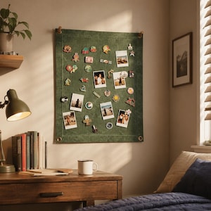 Pin-badge met displaywimpel | Emaille pins muurcollectie banner | Blanco canvas wimpel | Banner wandkleden
