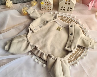 Chic Dog Apparel: Comfortable Knitted Jumpsuit for Your Pet