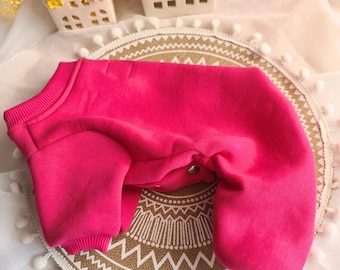 Chic Dog Apparel: Comfortable Knitted Jumpsuit for Your Pet