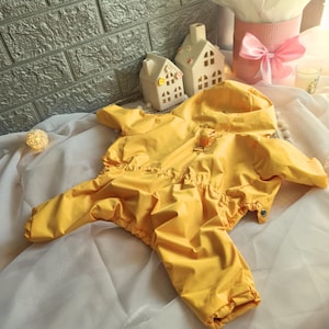 Stylish Handmade Dog Raincoat - Durable Waterproof Outerwear