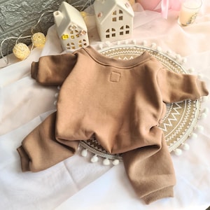 Chic Dog Apparel: Comfortable Knitted Jumpsuit for Your Pet
