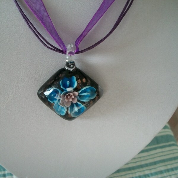 Murano Style Glass Necklace