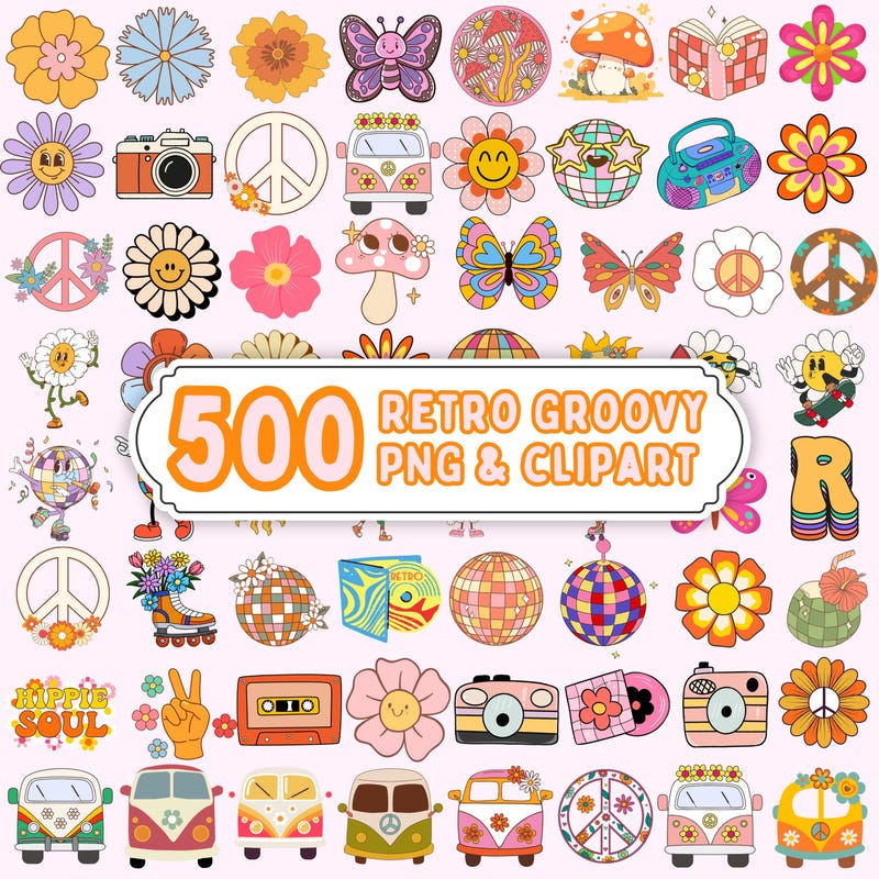Retro & Groovy - Etsy