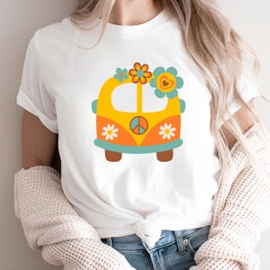 Retro Groovy Png Bundle, Groovy Clipart, Retro 70s Png, Hippie Flower Png, Vintage Sublimation Design, Instant Download image 10