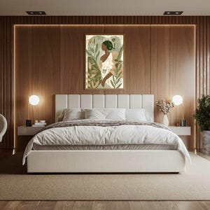 Pôster personalizado do zodíaco de Virgem, arte de parede astrológica em tons pastéis terrosos, impressão abstrata em verde suave e bege, presente de aniversário de Virgem, decoração digital para casa