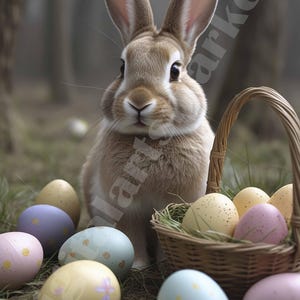 36 Ostereier Foto, Frohe Ostern Dekoration, druckbare Wandkunst, Farbige Postkarten, Bunte Ostergrüße, Digitaldrucke, Digitale Zeichnung,