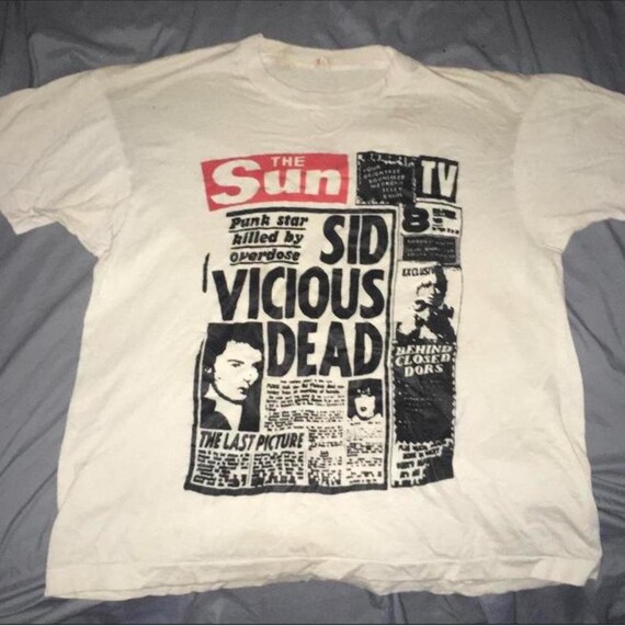 Extremely Rare Original “Sid Vicious Dead” 80s Si… - image 4