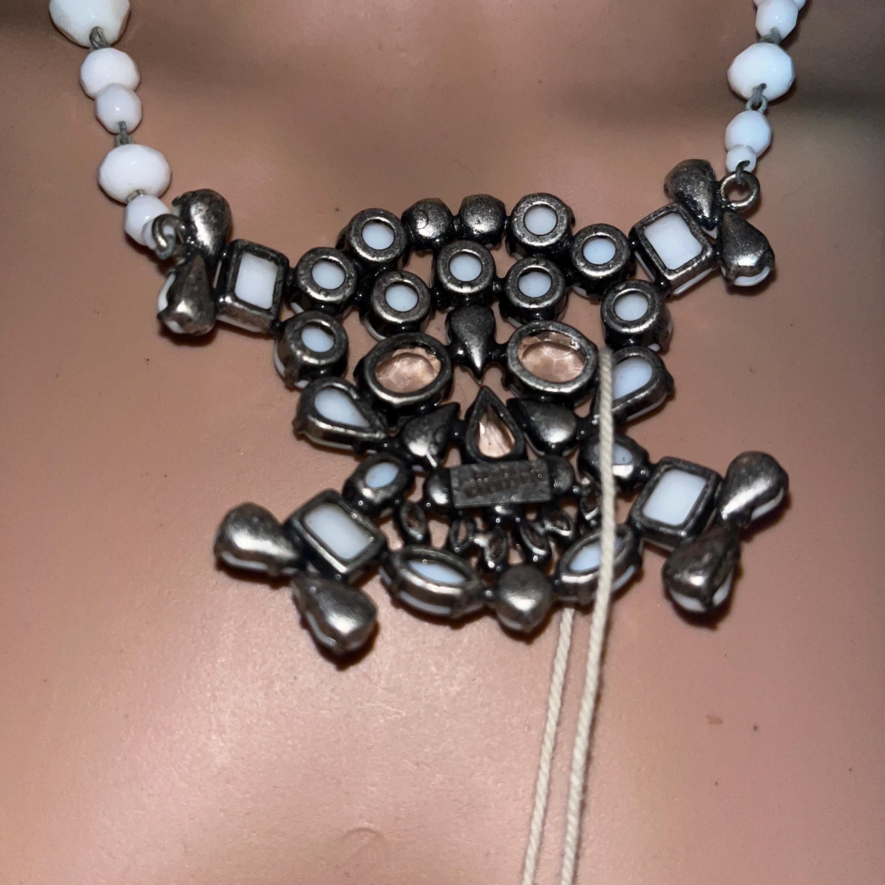 Rare Jean Paul Gaultier Necklace, Rosary Style Skull, Signed