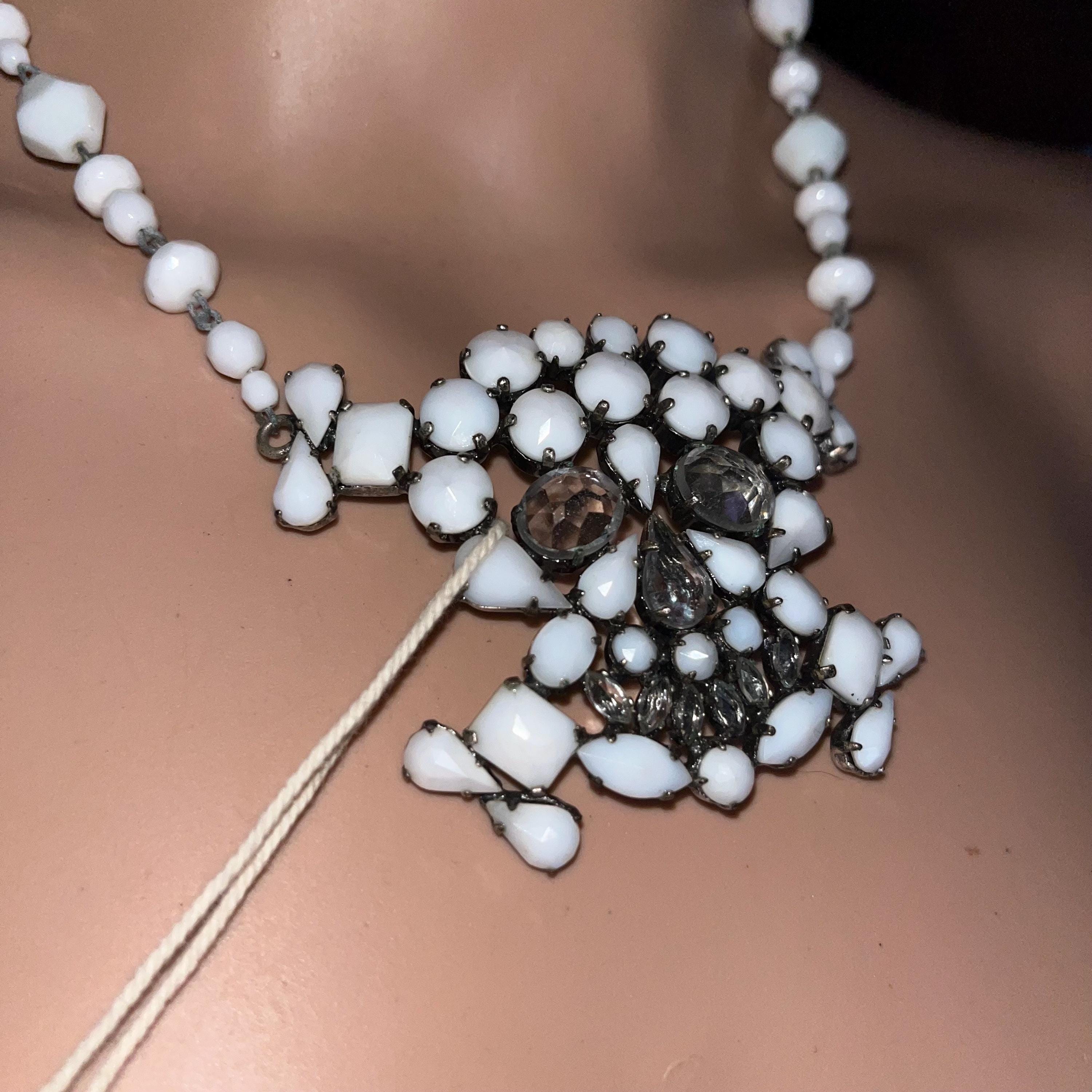 Rare Jean Paul Gaultier Necklace, Rosary Style Skull, Signed