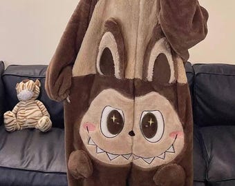 Conjunto de pijama de forro polar Labu Kigurumi LISTO PARA ENVIAR talla 150 cm