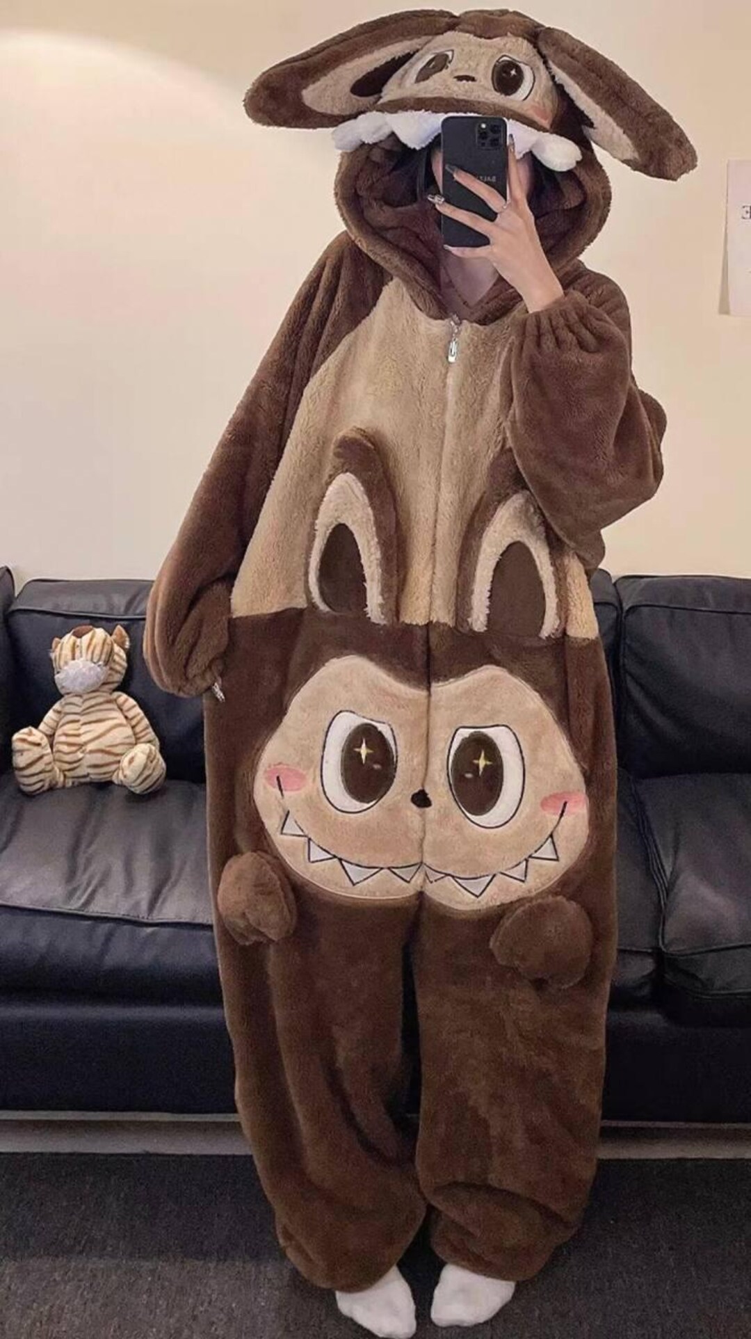 Labu Us Labu Kigurumi Fleece Pajama Set READY to SHIP Size 150 Cm - Etsy