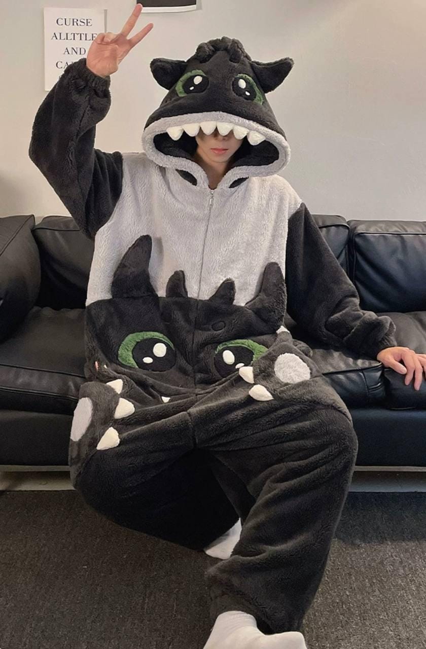 Toothless Onesie Pijama Chimuelo Adulto Toothless Kigurumi Sweden