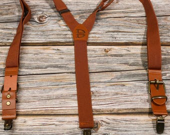 Personalized Leather Suspenders, Groomsmen Suspenders, Custom Men’s Suspenders, Rustic Wedding, Adult Suspenders, Multi Colors Braces