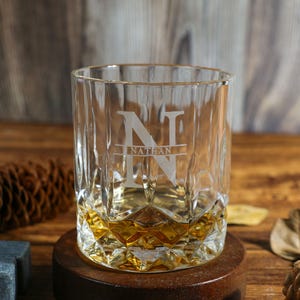 Groomsman 11oz Whiskey Glass, Engraved Old Fashion, Groomsmen Gift Idea, Personalized Groomsman - Best Man Gift, Wedding Shot Glasses