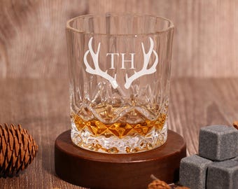 Whiskey Glasses for Groomsmen Proposal Personalized Gifts - Engraved Glasses and Wedding Party Favor Bachelor Party Gift Ideas