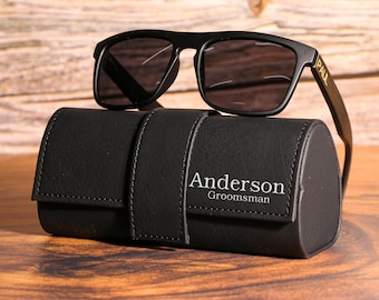 Gafas de sol personalizadas para hombre, regalo de gafas de sol personalizadas para boda, regalos para padrinos de boda, regalo para padrino, regalo para despedida de soltero, regalo para papá