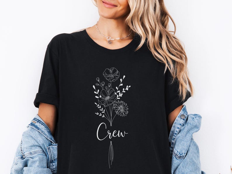JGA Shirt Braut Personalisiert Junggesellinnenabschied T-Shirt Brautparty Geschenk Trauzeugin Crew Bachelorette Tshirt afbeelding 8