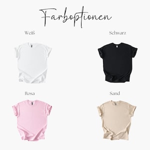 JGA Shirt Braut Personalisiert Junggesellinnenabschied T-Shirt Brautparty Geschenk Trauzeugin Crew Bachelorette Tshirt afbeelding 10