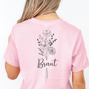 Personalisiertes JGA Shirt Braut Junggesellinnenabschied T-Shirt Brautparty Personalisiertes Geschenk Trauzeugin Team Braut Geschenke JGA