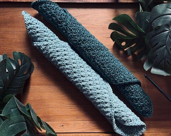 kitchen crochet dishcloth PDF pattern for washing and cleaning