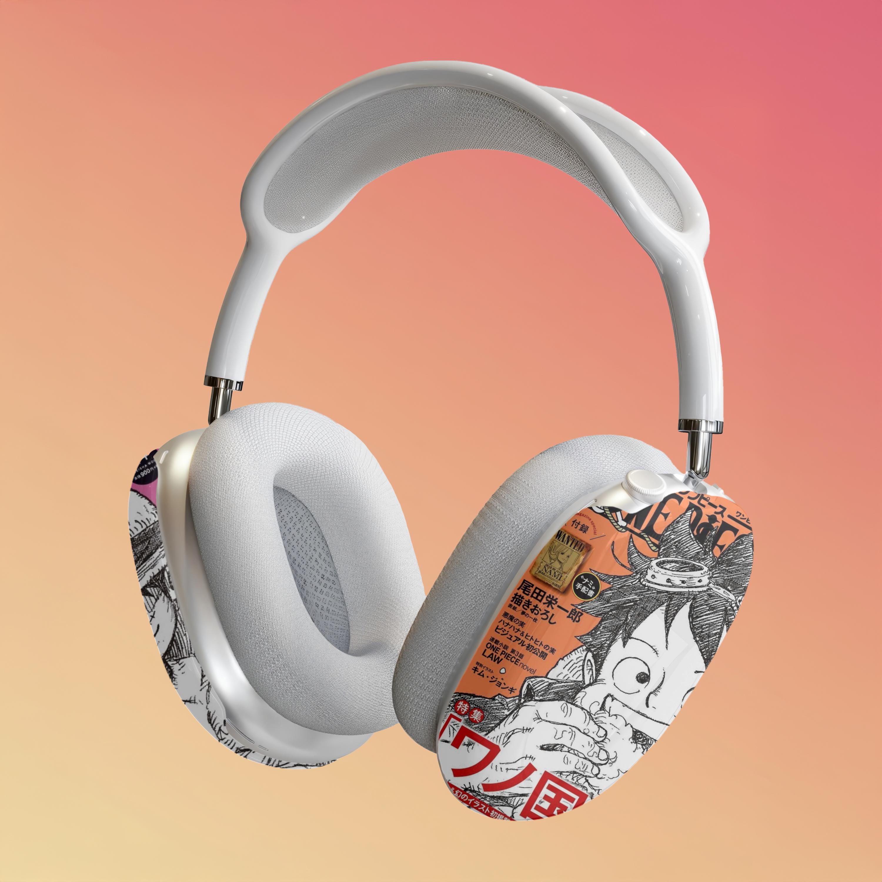 One Piece Manga Airpods Max Case: Anime Tech Accessory - Etsy