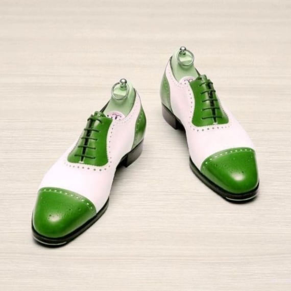 black and white dress with green shoes Black & White Striped Dress Styled Two Ways