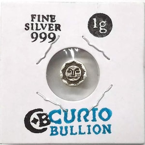Sun, 1 gram silver - 999 fine