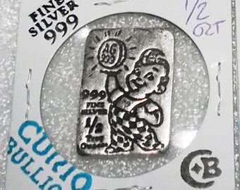 1/2 oz silver frac - 999 fine, *Pocket piece* 'Big Boy Bob'