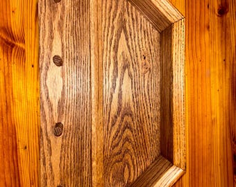 wall mounted oak coat rack/kitchen rack