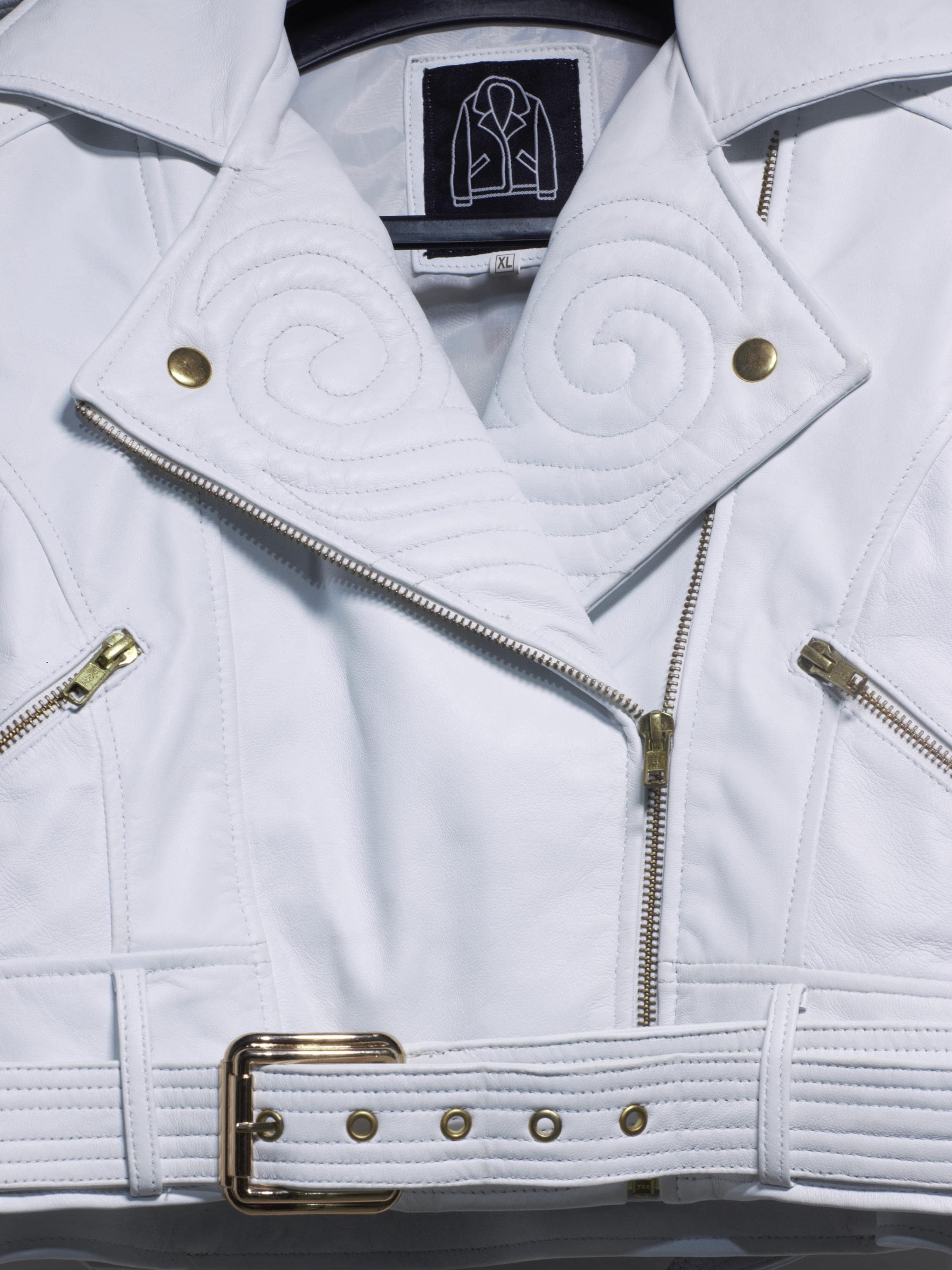 Devil May Cry 5 Lady White Leather Jacket - DMC 5 Lady Cosplay