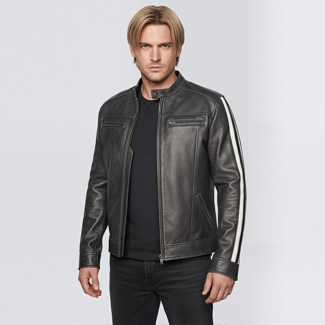 Leon Kennedy Jacket, Resident Evil: Vendetta Leon's White Stripe