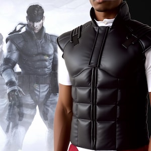 Metal Gear Solid 1 Snake Leather Cosplay Vest