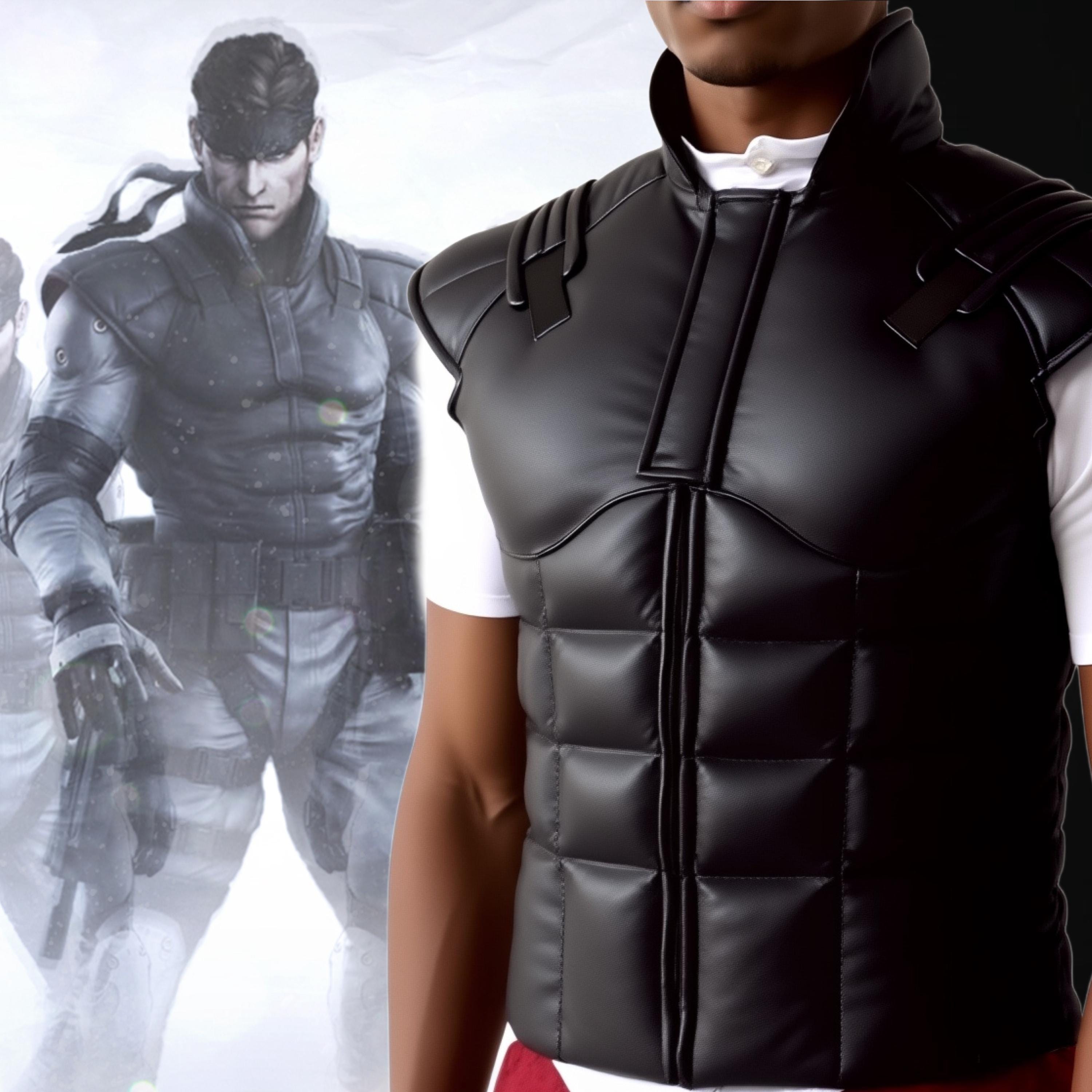 Metal Gear Solid 1 Snake Leather Cosplay Vest