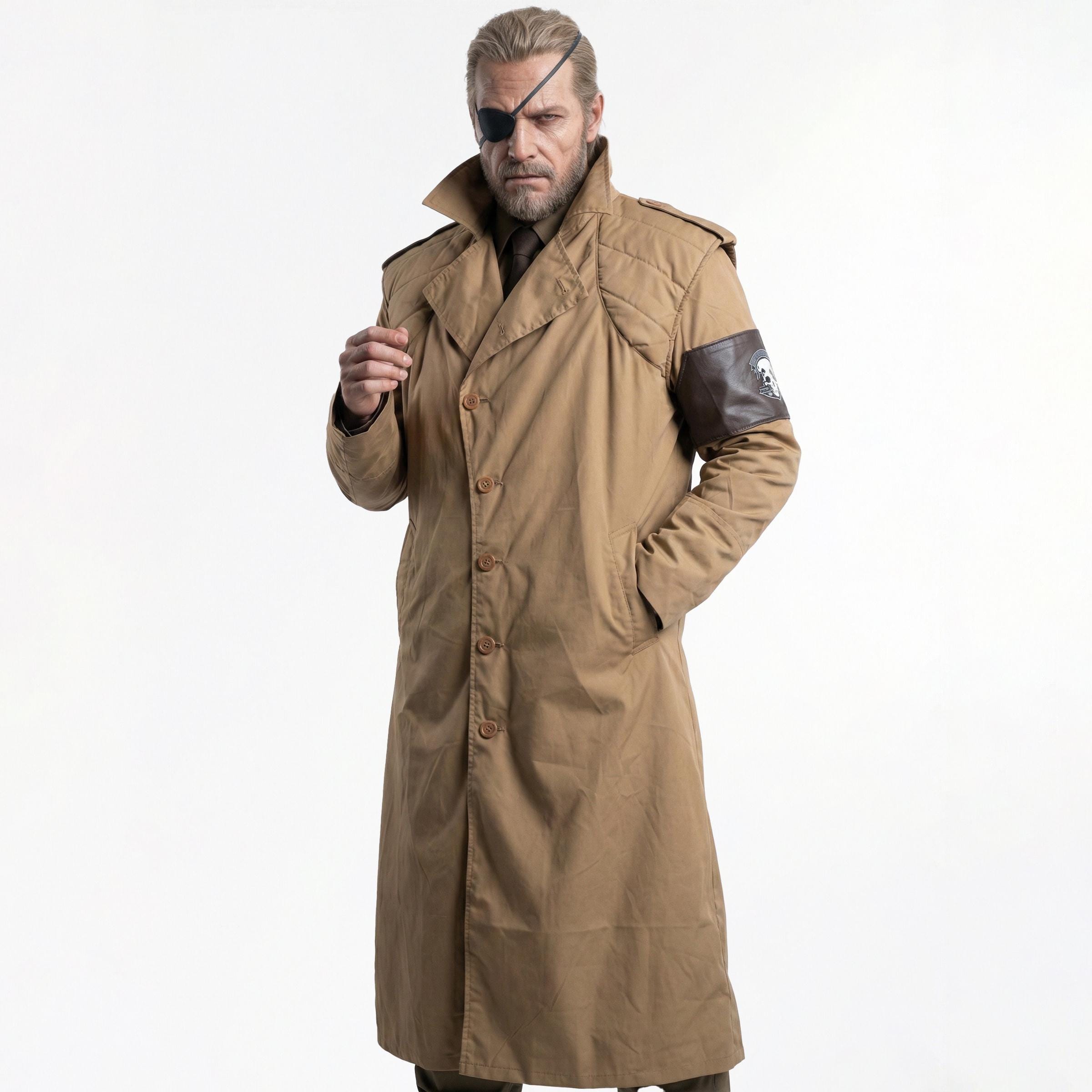 Metal Gear Solid FOXHOUND Long Cotton Trenchcoat Big Boss MGS4