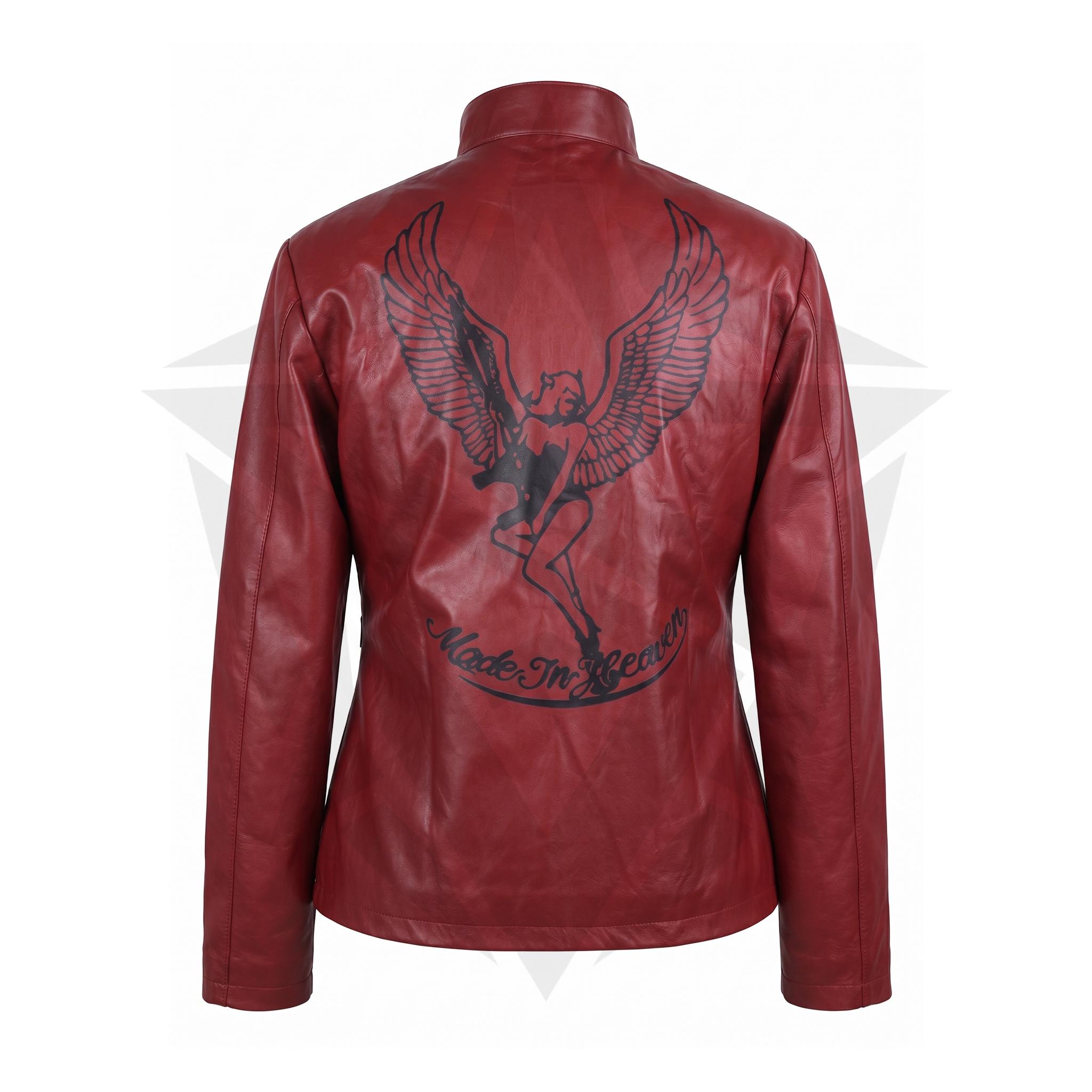 極美品✨XL相当 Ermenegildo Zegna レザージャケット レッド バイオハザード2 クレア・レッドフィールド レザージャケット - Made