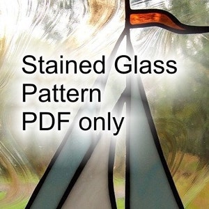 PATTERN for Stained Glass Sailboat image 1