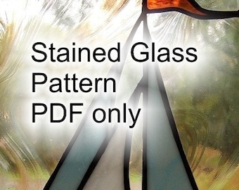 PATTERN for Stained Glass Sailboat