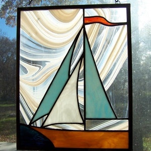 PATTERN for Stained Glass Sailboat image 3