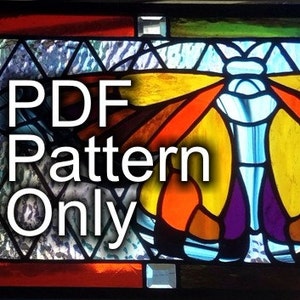 PATTERN for Monarch Butterfly Stained Glass image 1