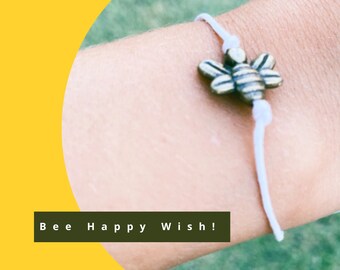 Bee Happy Wish Bracelet