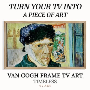 Frame TV Artwork, Samsung Frametv Art Post-Impressionist Screensaver, Famous Painting TV Picture Frame, Vincent Van Gogh Screen Saver