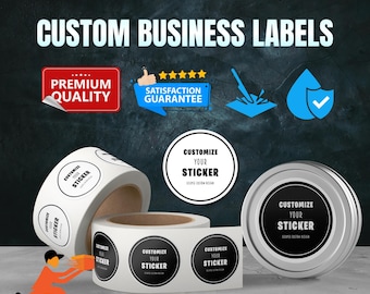 Custom Logo Stickers on Roll: Gloss BOPP, Waterproof Labels