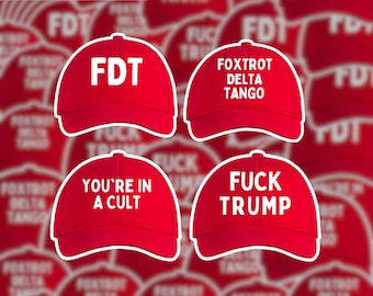 Anti Trump Sticker Variety Pack, Political Satire