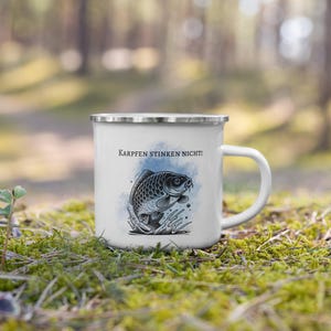 Angler cup carp mug gift for anglers gift idea carp love