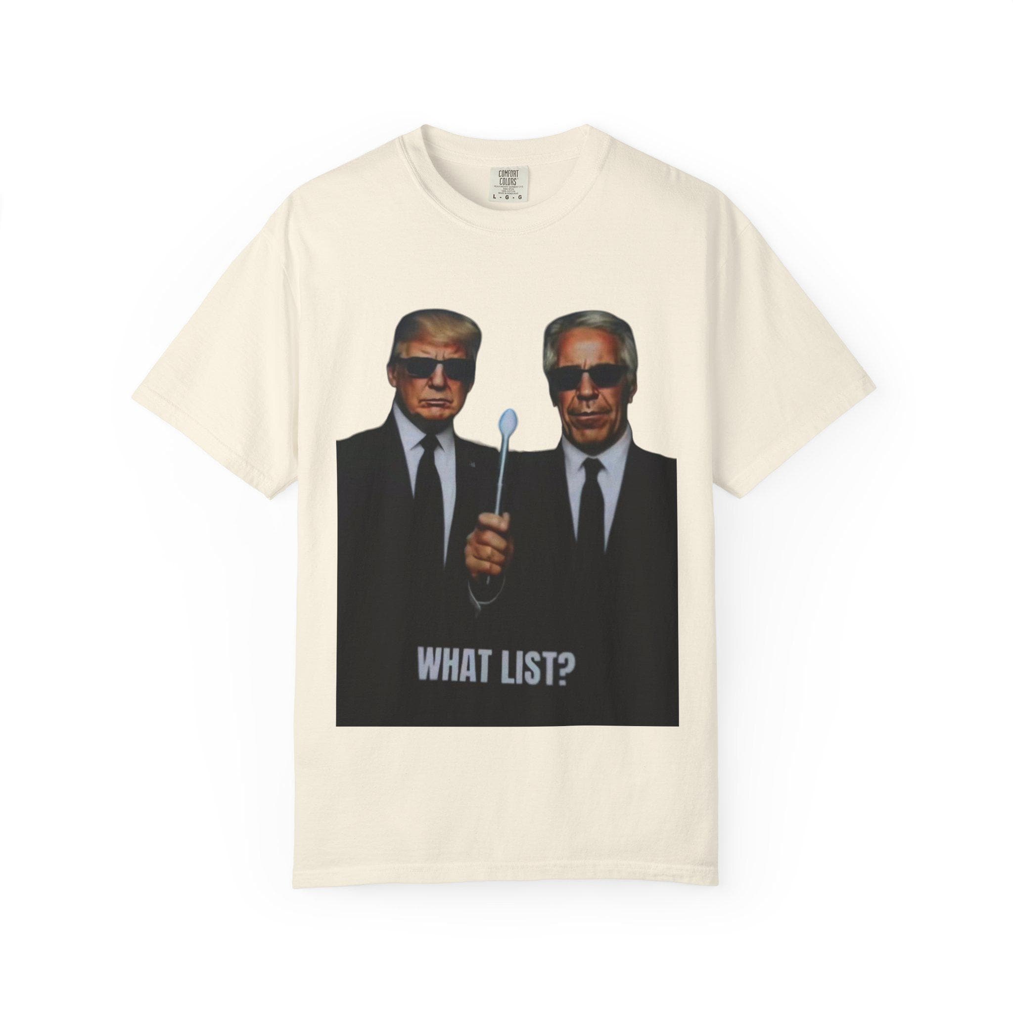 Men in Black Funny Donald Trump and Epstein Unisex T-shirt