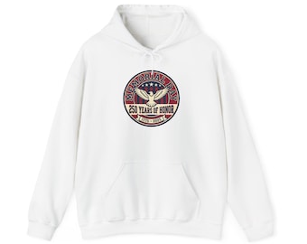 USA 250 Erinnerungsadler Hoodie | patriotischer vintage, 1776-2026 erbe
