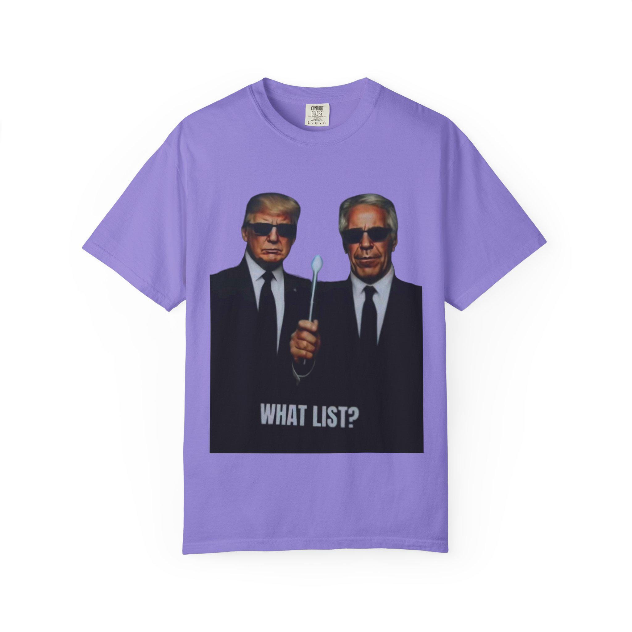 Men in Black Funny Donald Trump and Epstein Unisex T-shirt