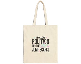 Jump Scares Tote | Politische Satire, schwarzer Humor, absurdes Amerika