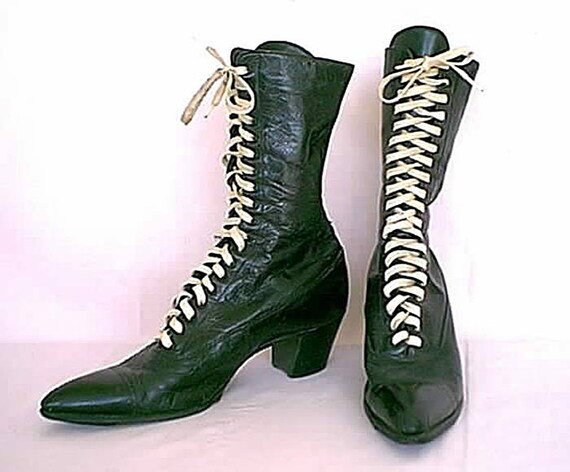 black high top boots ladies
