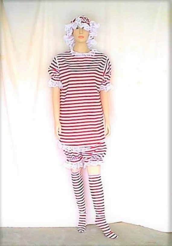 Old Fashion Bathing Suit Costume Turn of the Century … Gem